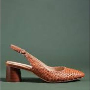 Loeffler Randall Timber Brown Martine Slingback Pump sz 7